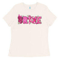 Bone Breast Cancer Brave Ladies Tee - texasbilliewilder