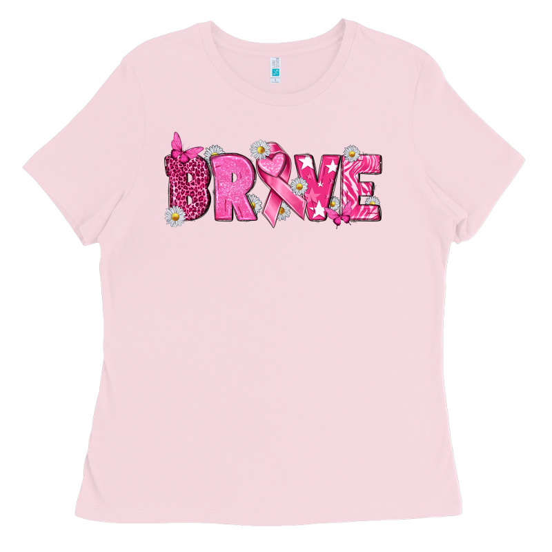Breast Cancer Brave Ladies Tee by texasbilliewilder | Teevron