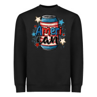 Black American can cooler Heavyweight Sweatshirt - MaliasSmallBusiness