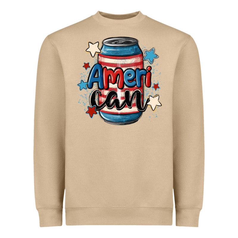 American Can Cooler Heavyweight Sweatshirt by MaliasSmallBusiness | Teevron