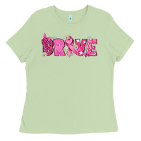 Matcha Breast Cancer Brave Ladies Tee - texasbilliewilder