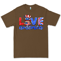 Cacao love america gnome Premium Tee - HRA Design Shop