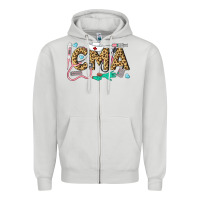 Dove Grey Western Certified Medical Assistant Zipper Hoodie - LillyAllenDesigns