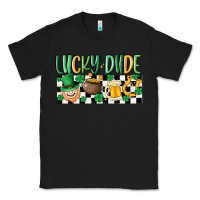 Black lucky dude Classic Tee - MaliasSmallBusiness