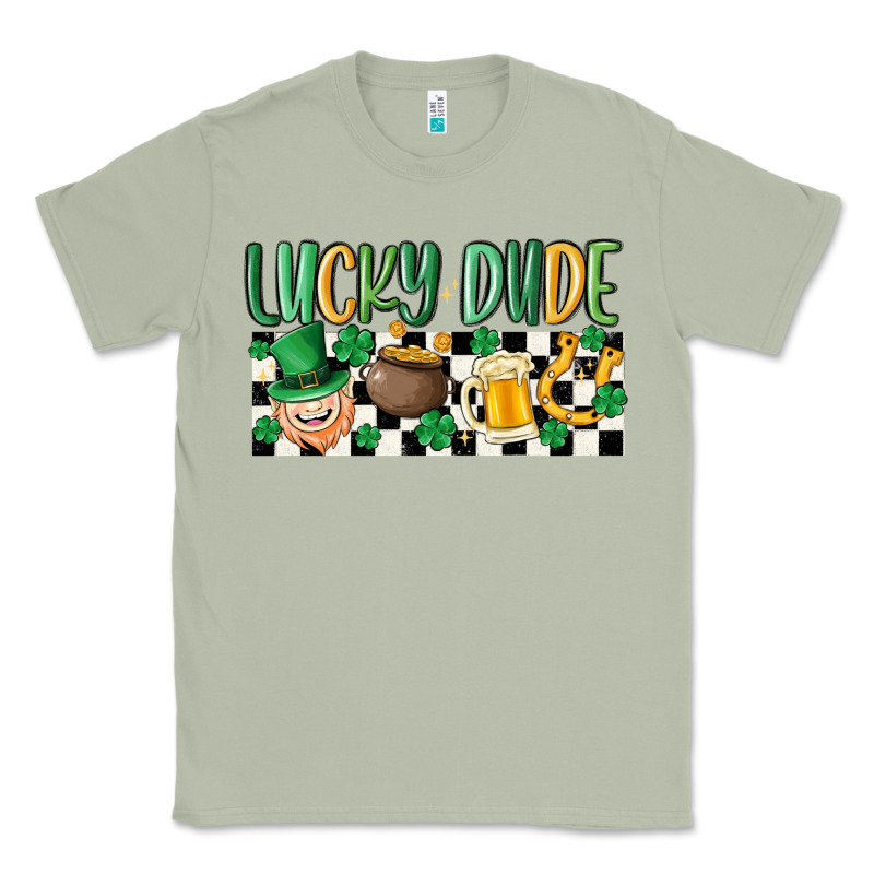 Lucky Dude Classic Tee by MaliasSmallBusiness | Teevron