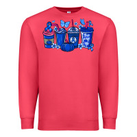 Cardinal Colon Cancer coffee cups blue ribbon Premium Sweatshirt - NancyCooperArtShop