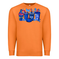 Carrot Colon Cancer coffee cups blue ribbon Premium Sweatshirt - NancyCooperArtShop
