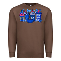Chestnut Colon Cancer coffee cups blue ribbon Premium Sweatshirt - NancyCooperArtShop