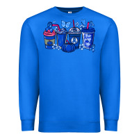 True Royal Colon Cancer coffee cups blue ribbon Premium Sweatshirt - NancyCooperArtShop