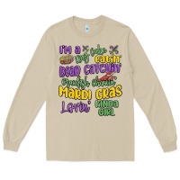 Mushroom i'm a king cake eatin' mardi gras lovin' kinda gir Long Sleeve Tee - MaliasSmallBusiness