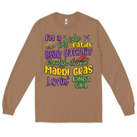 Toasted Coconut i'm a king cake eatin' mardi gras lovin' kinda gir Long Sleeve Tee - MaliasSmallBusiness