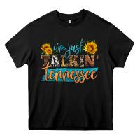 Black i'm just talking tennessee Heavy Core Tee - HRA Design Shop