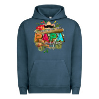 Pigment Midnight Navy Papacita Urban Hoodie - FaDigitalArtStudio
