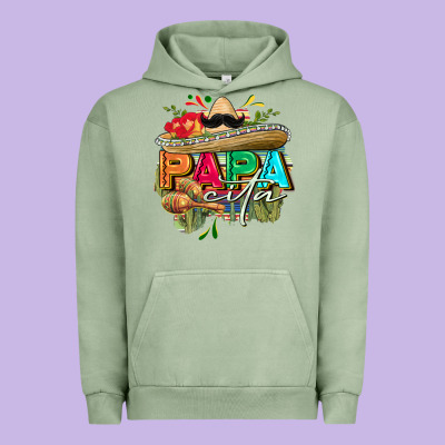 Papacita Urban Hoodie Designed By Fadigitalartstudio