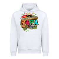 White Papacita Urban Hoodie - FaDigitalArtStudio