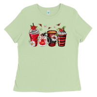 Matcha ladybug coffee cups Ladies Tee - Zillion Design Studio