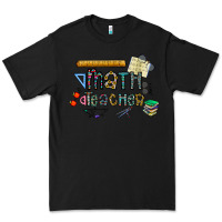 Black math teacher Premium Tee - CowhideDigitalArt