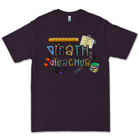 Plum math teacher Premium Tee - CowhideDigitalArt