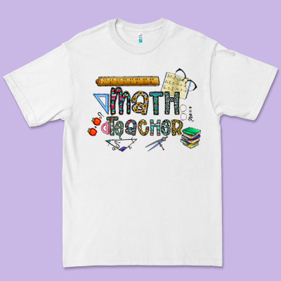Math Teacher Premium Tee Designed By Cowhidedigitalart