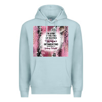 Blue Mist i'm sorry if you find my resting bitchface intimid Premium Hoodie - TumblerDesignByShophia