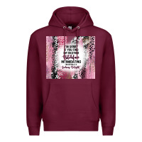 Burgundy i'm sorry if you find my resting bitchface intimid Premium Hoodie - TumblerDesignByShophia