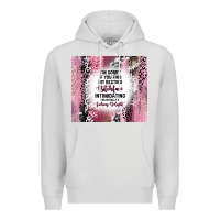 Dove Grey i'm sorry if you find my resting bitchface intimid Premium Hoodie - TumblerDesignByShophia
