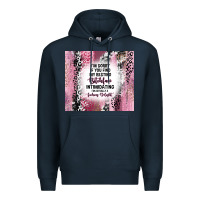 Navy i'm sorry if you find my resting bitchface intimid Premium Hoodie - TumblerDesignByShophia