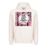 Pale Pink i'm sorry if you find my resting bitchface intimid Premium Hoodie - TumblerDesignByShophia