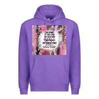 Purple i'm sorry if you find my resting bitchface intimid Premium Hoodie - TumblerDesignByShophia