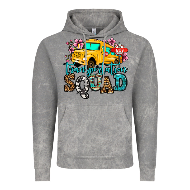 Transportation Squad School Bus Vintage Hoodie by Jasminsmagicworld | Teevron