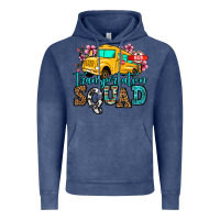 Vintage Denim transportation squad school bus Vintage Hoodie - Jasminsmagicworld