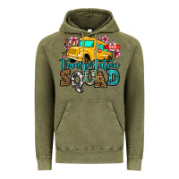 Vintage Olive transportation squad school bus Vintage Hoodie - Jasminsmagicworld