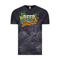 Cloud Black Beer and sunshine Vintage Tee - NancyCooperArtShop