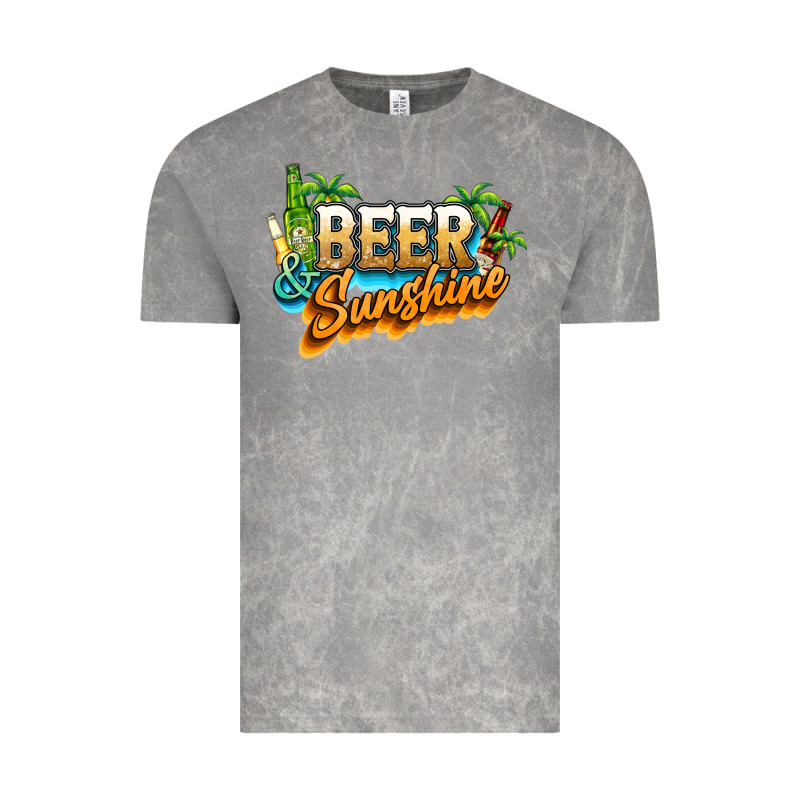Beer And Sunshine Vintage Tee by NancyCooperArtShop | Teevron