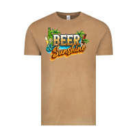 Vintage Camel Beer and sunshine Vintage Tee - NancyCooperArtShop