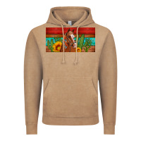 Vintage Coffee aztec horse cactus and sunflowers license plate template Vintage Hoodie - Artiststas
