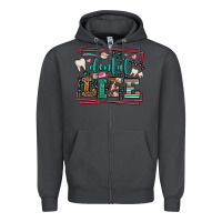 Smoke Dental life leopard frame Zipper Hoodie - LillyAllenDesigns