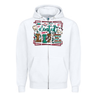 White Dental life leopard frame Zipper Hoodie - LillyAllenDesigns