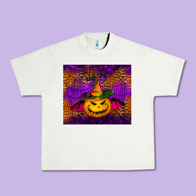 Halloween Jack O'lantern Tumbler Urban Heavy Tee Designed By Jasminsmagicworld