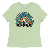 Matcha western mama rainbow Ladies Tee - RanaPortraitStore