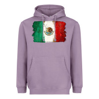 Lavender Mexican Flag Heavyweight Hoodie - texasbilliewilder