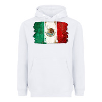 White Mexican Flag Heavyweight Hoodie - texasbilliewilder