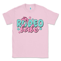 Bubblegum Pink rodeo babe Classic Tee - MaliasSmallBusiness