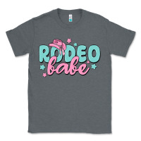 Charcoal Heather rodeo babe Classic Tee - MaliasSmallBusiness