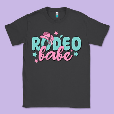 Rodeo Babe Classic Tee Designed By Maliassmallbusiness