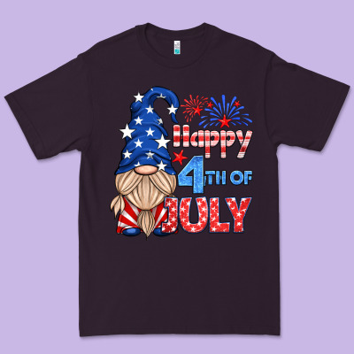 Happy 4th Of July Gnome Premium Tee Designed By Hra Design Shop