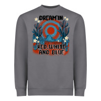 Storm dream' in red white and blue Heavyweight Sweatshirt - MaliasSmallBusiness
