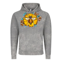 Cloud Rock bee sunflower leopard Vintage Hoodie - AdoDesignShop