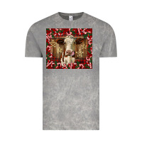 Cloud Rock christmas heifer with candy canes Vintage Tee - BarkalooDesign