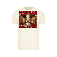 Vintage Arctic christmas heifer with candy canes Vintage Tee - BarkalooDesign